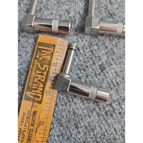 5 Pack of 6.3mm 1/4 inch Stereo Right Angle 90 Degree Instrument Audio Jack Plug - Picture 7 of 7